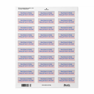 Class Of Year Making Its Mark Graduation Label Return Address Label