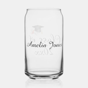 Class of Your Custom Graduation Year Personalised Can Glass
