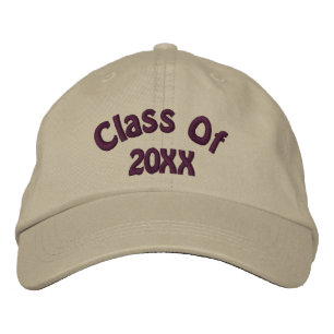 Class Of Your Year Graduation Embroidered Hat