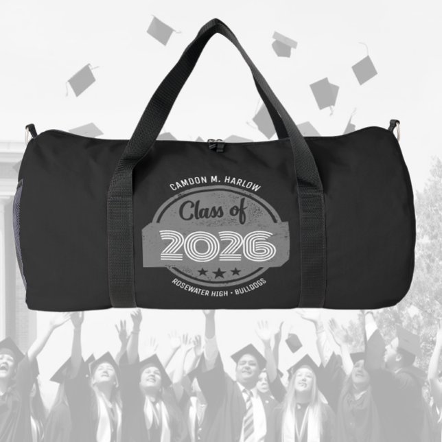 Class of YY Vintage Graduate Name Duffle Bag (Creator Uploaded)