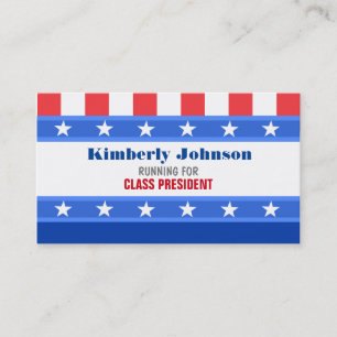 Class President Business Cards