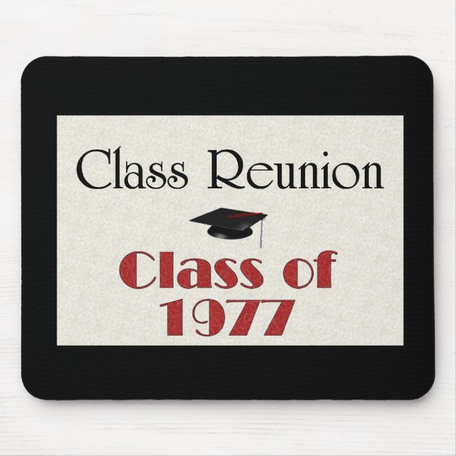 Class Reunion 1977 Mouse Pad (Front)