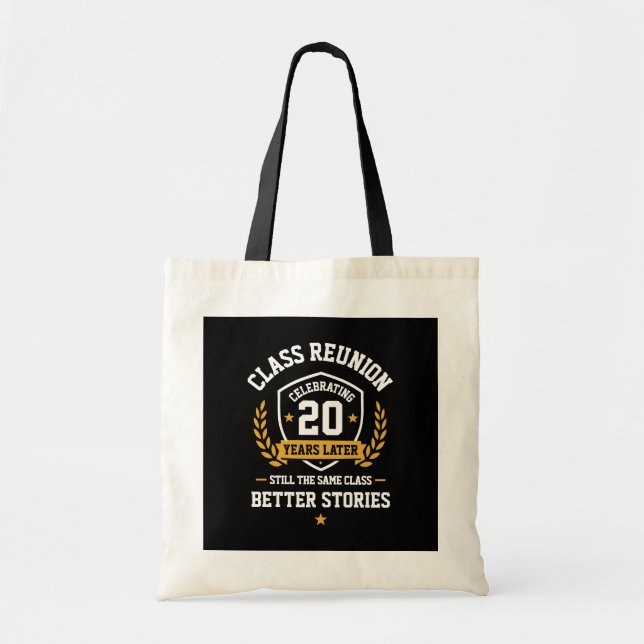  Class Reunion 20 Year Tote Bag Welcome Gift (Front)
