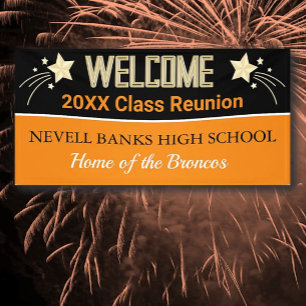 Class Reunion Decor! CUSTOM Reunion banner