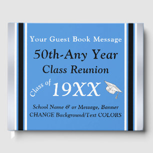 Class Reunion Guest Book, CHANGE COLORS, Transfer  Book