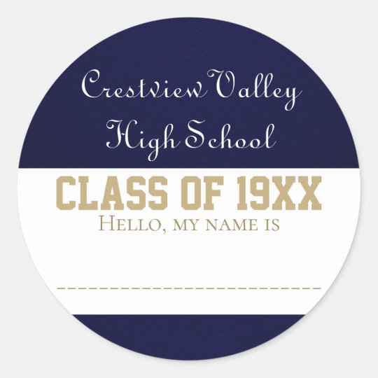 class reunion name tag stickers zazzlecomau