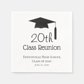 Class Reunion Personalised Party Napkins