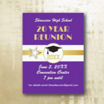 Class Reunion Postcard Invitation