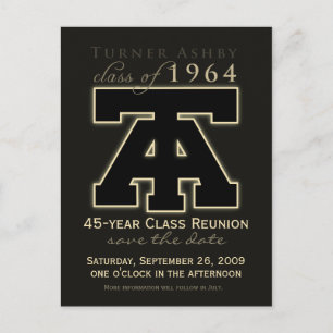 Class Reunion Save-the-Date Announcement