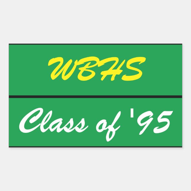 Class Reunion Stickers (Front)