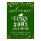 Class Reunion Welcome Green Gold Stars Custom