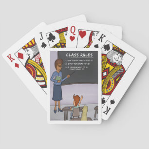 Class Rules Playing Cards