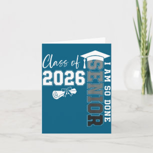 Class Senior Graduation Decoration Senior Design Card