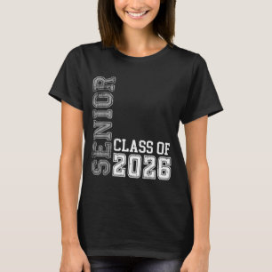 Class Senior Graduation Student Illustration T-Shirt