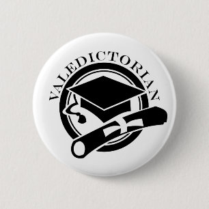 Class Valedictorian Gift 6 Cm Round Badge