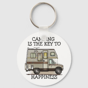 ClassC Camper RV Magnets Key Ring