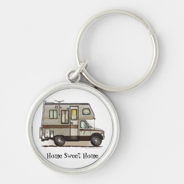 ClassC Camper RV Magnets Key Ring (Front)
