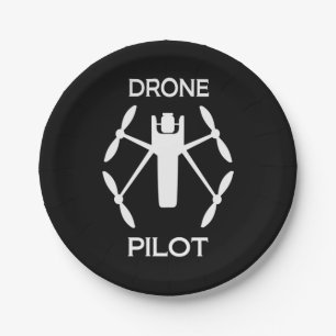 Classes Drone Pilot Paper Plate