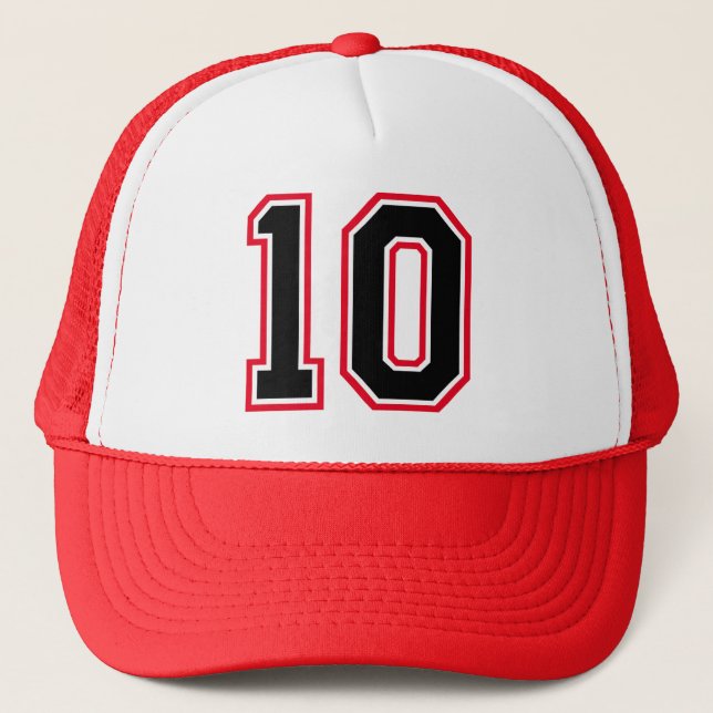 Classic 10th Birthday Trucker Hat (Front)