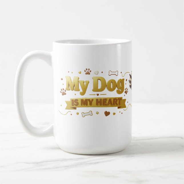 Classic 15 oz Dog Lover Mug (Left)