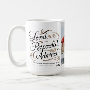 Classic 15 oz Personalised Mug – Loved. Respected.