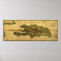 Classic 1805 Antiquarian Map of Hispaniola