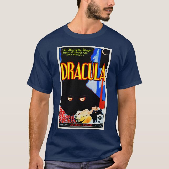 Classic 1931 Dracula Poster T-Shirt  (Front)