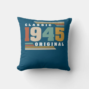 Classic 1945 Original 77th Birthday 77 Year Old Cushion