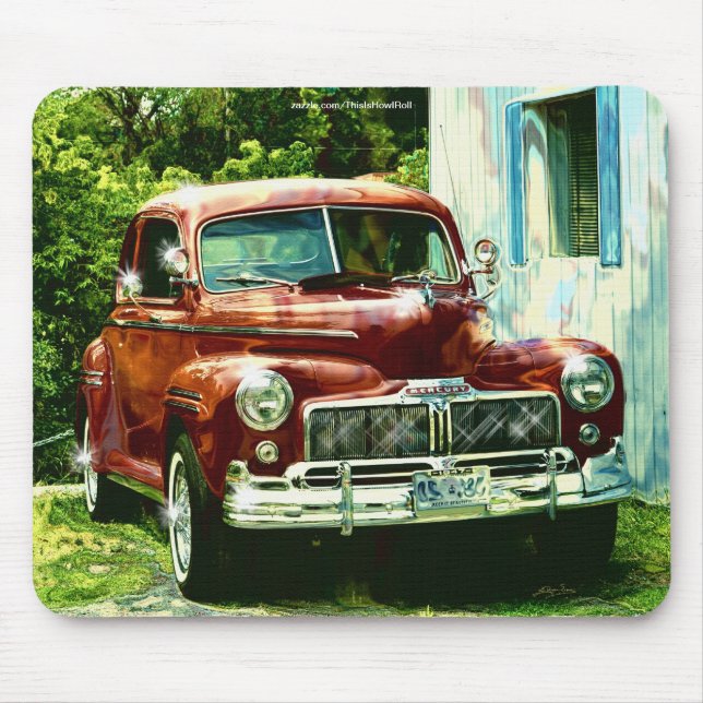 Classic 1947 Car Collector Art Mousepad (Front)