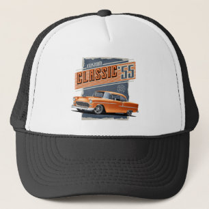 Classic 1955 Street Rod Trucker Hat