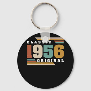 Classic 1956 Original 66th Birthday 66 Year Old Key Ring