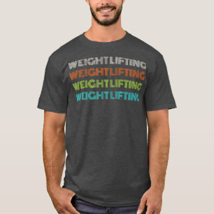 Classic 1970s Weight Lifting T-Shirt