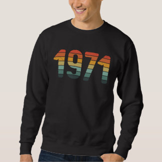Classic 1971  BDay Vintage Sunset Sweatshirt