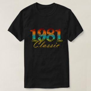 Classic 1981 Tee Born in 1981 Birthday Gifts