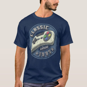 Classic 1993 29th Birthday Retro Video Game Contro T-Shirt
