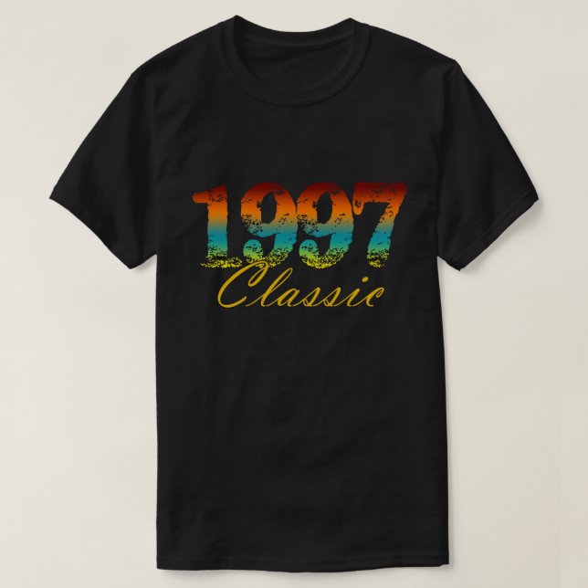 Classic 1997 Tee Born in 1997 Birthday Gifts (Design Front)