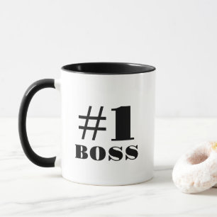 Classic #1 Boss Bold Two-Tone Mug