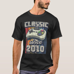 Classic 2010 12Th Birthday Retro Video Game Contro T-Shirt