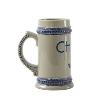 Classic 22 ounce "CHEERS!" beer stein. Customise!