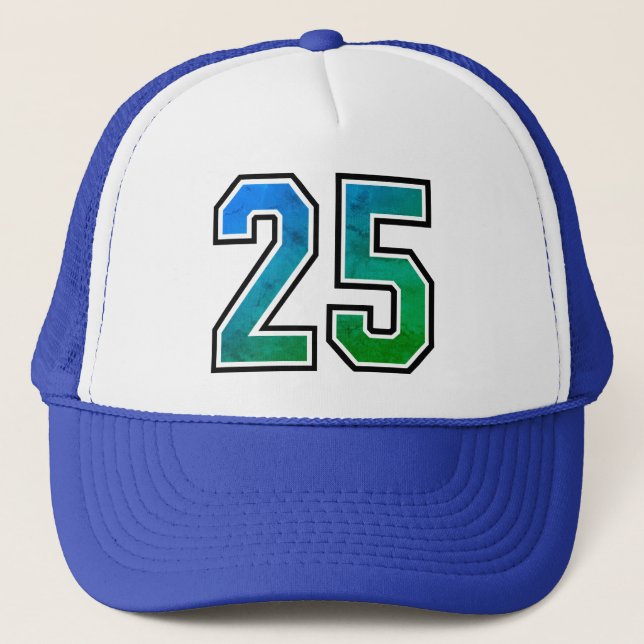 Classic 25th Birthday Party Trucker Hat (Front)