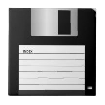 Classic 3.5" Floppy Disc Ceramic Tile
