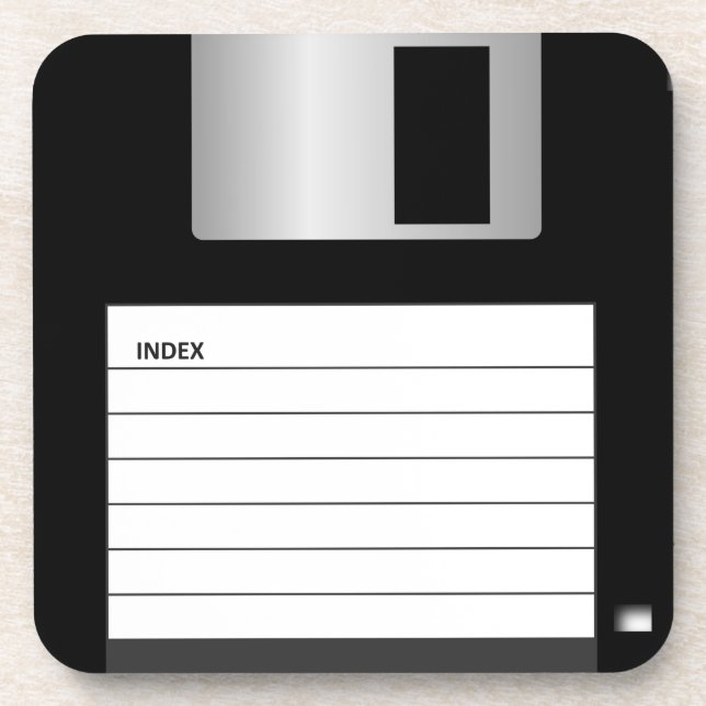 Classic 3.5" Floppy Disc Coasters (Front)