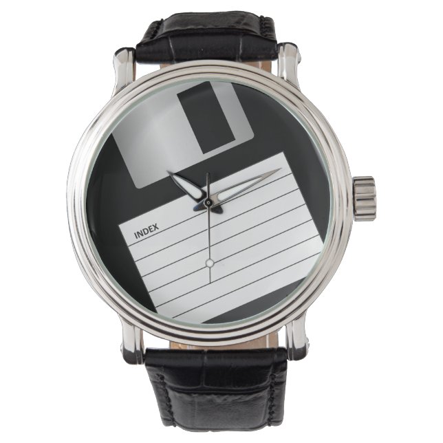 Classic 3.5" Floppy Disc Men's Watch (Front)