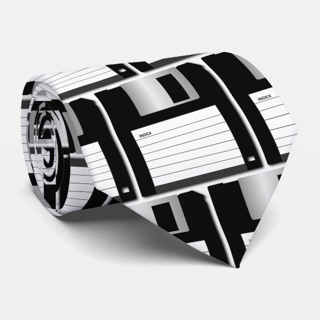 Classic 3.5" Floppy Disc Tie (Rolled)