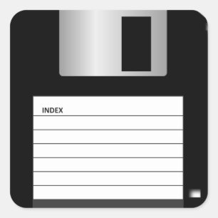 Classic 3.5" Floppy Disk Sticker