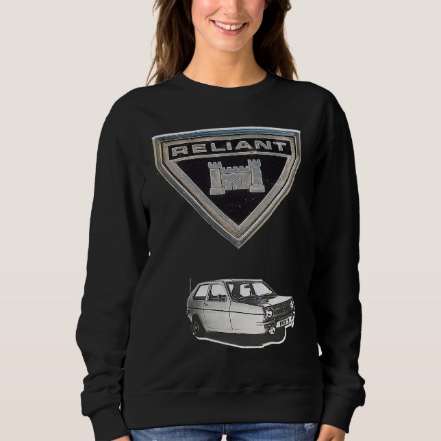 Classic 3 Wheel Car Reliant Robin MK Sweatshirt (Front)