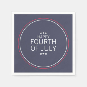 Classic 4th of July Independence Day Paper Napkins