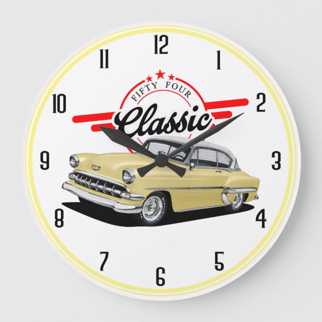 Classic 54 Bel Air Large Clock (Front)