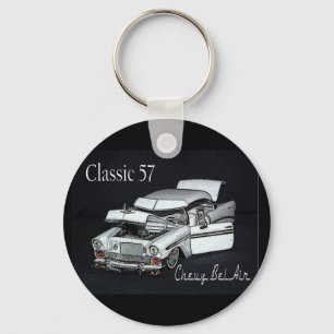 Classic 57 Chevy Bel Air Keychain