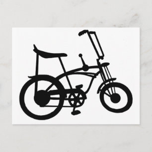 CLASSIC 60'S BIKE BICYLE SCHWINN STINGRAY BIKE POSTCARD